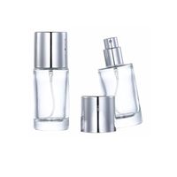 Atomiseur de parfum miniature en verre transparent de 20 ml, vide, rechargeable, portable, vaporisateur de parfum à fine brume pour les voyages