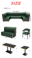 Meubles de restaurant de luxe sur mesure, tables et chaises, comptoir de bar, mobilier commercial