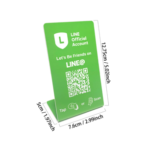 Espositore Personalizzato per Recensioni Google sui Social Media con <span class=keywords><strong>Codice</strong></span> <span class=keywords><strong>QR</strong></span> e Chip NFC Contactless - Product Image 3