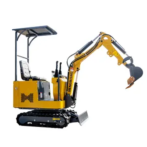 Mini-excavatrice domestique Hengwang HW08 avec godet, machines d'excavation - Product Image 1