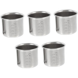 Gobelet doseur médical en acier inoxydable 304 de 40 ml avec logo personnalisé, bol pour pansements médicaux pour une administration de médicaments pratique - Product Image 1