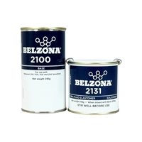Belzona 2100 Base + 2131 Solidifier, élastomère fluide, élastomère polyuréthane bicomposant pour le moulage de pièces en caoutchouc, revêtement métallique