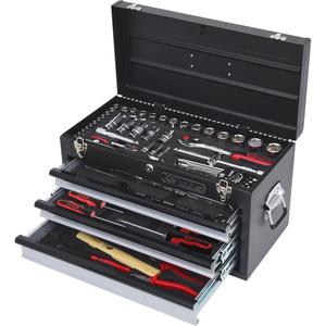 KS TOOLS 1/4 "+ 1/2" CHROMEplus Juego de herramientas universales, 99 piezas imperiales - Product Image 1
