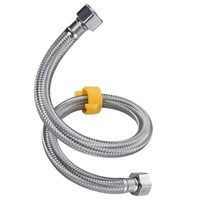 Tuyau flexible tressé haute pression 1/2 pouce en acier inoxydable 304 avec gaine intérieure EPDM moderne DIECHENG DCR-3008G Garantie 3 ans Facile à installer