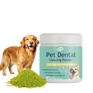 Poudre Nettoyante Dentaire pour Animaux de Compagnie Marque Privée OEM - Élimine la Plaque, Prévient le Tartre, Protège les Gencives pour Chiens et Chats - Dents Propres - Product Image 1
