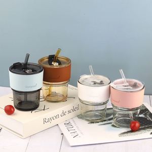 Customizable Logo Silk Screen Printed Eco-Friendly Glass Cup Bamboo Node Straw for Tea/Coffee-Promotional Use Business Gifts - Product Image 6