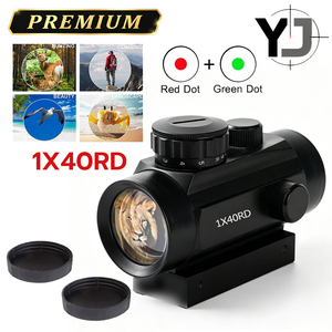 <span class=keywords><strong>Ottica</strong></span> da Caccia 1X40 Red Dot Sight con Lente Rivestita a 11 Livelli <span class=keywords><strong>in</strong></span> Lega di Alluminio per Esterni Include Copriobiettivo Rivestimento Iris - Product Image 1