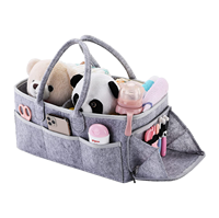 Organisateur de couches portable, sac de rangement pour bébé nouveau-né, bac de rangement multifonctionnel pour enfants pour la crèche et les fournitures quotidiennes pour bébés