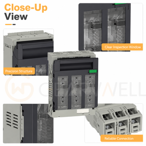 Sezionatore Fusibile LV480764 ISFT250 con Terminali M10, 3 Poli, Ricambio Elettrico Industriale - Product Image 4