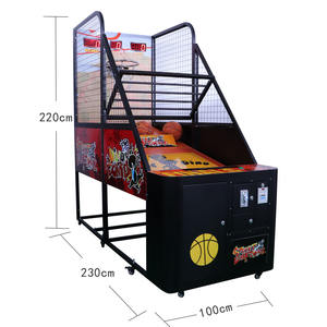 Funpark Factory Direct nueva máquina <span class=keywords><strong>de</strong></span> baloncesto electrónica que funciona con monedas Street Arcade Game para centros <span class=keywords><strong>de</strong></span> entretenimiento interiores - Product Image 4