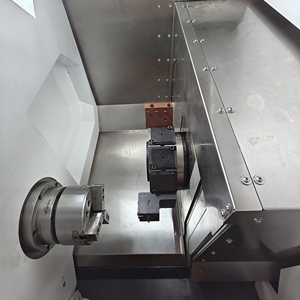 Độ chính xác cao HS52-CY hoàn toàn tự động ngang <span class=keywords><strong>CNC</strong></span> <span class=keywords><strong>Lathe</strong></span> phay má<span class=keywords><strong>y</strong></span> kim loại hợp kim nghiêng giường <span class=keywords><strong>CNC</strong></span> <span class=keywords><strong>Lathe</strong></span> <span class=keywords><strong>y</strong></span>-trục - Product Image 4