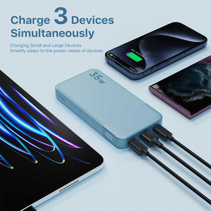 Portable Charger 20000Mah Power Bank Usb C 20W Scp Fast