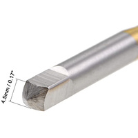 DZ HSS filetage robinet 3 cannelures tige extrémité carrée spirale Point prise pour acier inoxydable aluminium cuivre taraudage pour Die Application