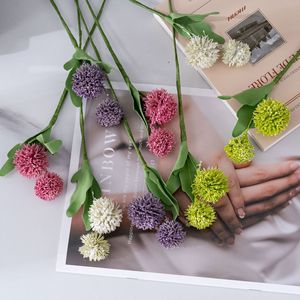 ดอกไม้ประดิษฐ์ CallaFloral ก้านเดี่ยว พลาสติก สีม่วงชมพู ตกแต่งภายในบ้าน ช่อดอกไม้งานแต่งงาน ดอกกุหลาบติดผนัง - Product Image 1