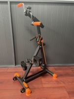 Nouveau design, vélo d'appartement double, équipement de gym à domicile, mini-vélo pliable pour personnes à mobilité réduite