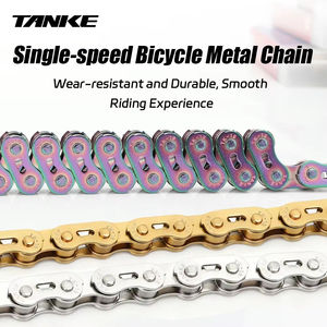 Cadenas de Bicicleta de una sola velocidad TANKE, <span class=keywords><strong>Cadena</strong></span> de Bicicleta de Montaña de 1 Velocidad, 100L, Piezas de Ciclismo de una sola velocidad para MTB, BMX Actual - Product Image 4