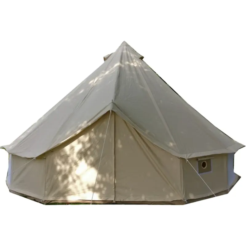 2024 acquistare Teepee da campeggio all'aperto tenda campana di cotone 5m con foro per stufa