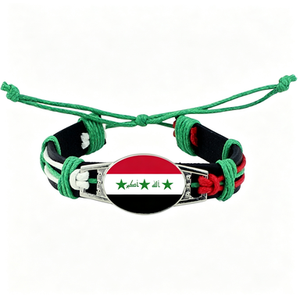 Bracelet tressé personnalisé avec drapeau d'<span class=keywords><strong>Islande</strong></span>, bracelet en corde réglable pour activité scolaire, accessoire de décoration pour la Journée nationale - Product Image 4