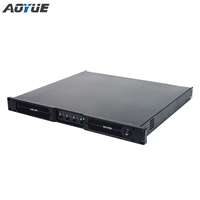 Puissant amplificateur de puissance numérique 1u 1700W son audio professionnel à 4 canaux