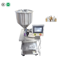 Machine de remplissage à piston à tête unique Cosmati à commande manuelle pour produits liquides et pâtes, volume illimité