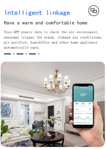 Tuya wifi 5 loại thông minh chất lượng không khí hộp cảm biến CO2 Carbon Dioxide độ ẩm nhiệt độ <span class=keywords><strong>formaldehyde</strong></span> Detector cảm biến - Product Image 5