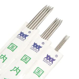 4 Pcs/set Aiguilles à tricoter en acier inoxydable 36cm/25cm Double Pointed <span class=keywords><strong>Crochet</strong></span> Hooks Sweater Needle for Scarves DIY Knitting Tools - Product Image 1