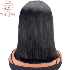 Peluca de Cabello Humano 100% con Frente de Encaje |   Estilo Popular Europeo y Americano - Product Image 5