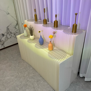 Giá đỡ trưng bày gấp đa năng hiện đại cho đám cưới, đạo cụ cột La Mã, bàn nước chảy, giá trưng bày sản phẩm cửa sổ - Product Image 4