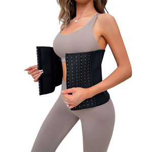 Ceinture amincissante en latex, 6 rangées de crochets, 9 acier, désossée, grande taille, corset Ann <span class=keywords><strong>Chery</strong></span> Fajas Colombianas - Product Image 6