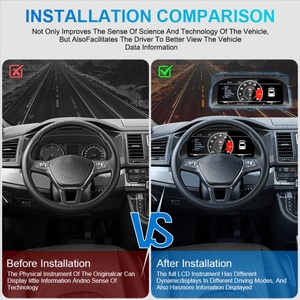 NaviHua 12.3" LCD Dashboard <b>for</b> VW Volkswagen T6 2015 2020 <b>Car</b> <b>Digital</b> Cluster Auto <b>Speedometer</b> Virtual Cockpit Monitor Upgrade - Product Image 3