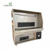 Mesa de Lijado con Campana Extractora de Polvo de 1.5m, Limpieza Automática Industrial por Pulsos, Filtro del 99.9% para Fábrica