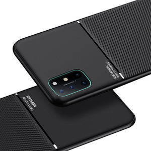 Funda de teléfono de cuero de lujo para Oneplus Nord 9 Pro <span class=keywords><strong>7t</strong></span> <span class=keywords><strong>8</strong></span> <span class=keywords><strong>8t</strong></span>, cubierta trasera de placa magnética ultrafina - Product Image 4
