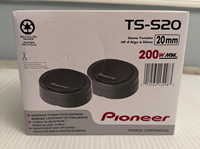 Pioneer TS-S20 200W High Power Car Loud 3/4 ''Dome Tweeter Speaker Systems Noir