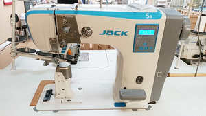 Machine à coudre industrielle automatique Jack S5 neuve avec alimentation par rouleaux et point de bourdon - Product Image 5