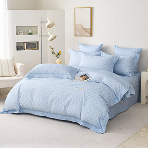 Duoximeimiankang 100% Cotton Brushed <b>Bedding</b> <b>Set</b> Floral Pattern 133x72 Density Reactive Dyeing Home Use Sheet Style - Product Image 4