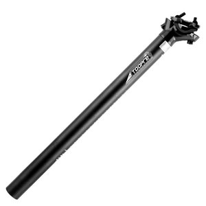 <span class=keywords><strong>Tige</strong></span> <span class=keywords><strong>de</strong></span> <span class=keywords><strong>Selle</strong></span> <span class=keywords><strong>VTT</strong></span> à Double Fixation Arrière Décalée 27.2/28.6mm en Alliage d'Aluminium CNC Sablée Noir Sable Haute Résistance Fine - Product Image 5
