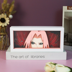 กล่องไฟอนิเมะ 3 มิติแบบกำหนดเอง ของขวัญสั่งทำพิเศษ อนิเมะดาบพิฆาตอสูร วันพีซ โคมไฟอนิเมะ ตกแต่งบ้าน - Product Image 2