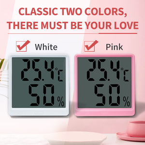 Thermomètre hygromètre numérique à écran LCD blanc haute précision, moniteur intelligent de température et d'<span class=keywords><strong>humidité</strong></span> intérieure, utilisation domestique, indice de protection IP43, ABS - Product Image 4