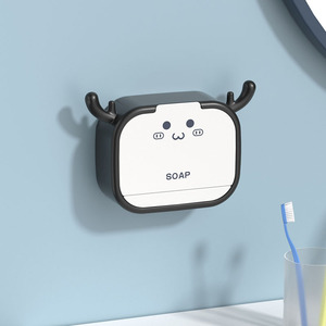 Groothandel Aan De Muur Gemonteerde Keuken Zeepbak Badkamer Zeepkist Met Haak F Muur Gemonteerde Badkamer Afvoer Zeepkist - Product Image 2