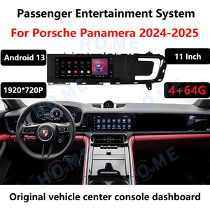 CarPlay 11 pulgadas pasajero Multimedia entretenimiento reproductor de vídeo para Porsche Panamera 2024-2025 Android 13 copiloto pantalla táctil - Product Image 3