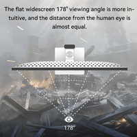Monitor LCD de 27 pulgadas, Webcam con función táctil, 2K, 4K, 60Hz, 240Hz, para juegos, PC, monitores de ordenador