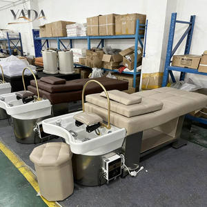 Sillón de Lavado para Salón de Belleza, Lavacabezas, Estación de Lavado de Cabello, Cama de Champú, Silla de Lavado de Cabello, Lavabo y Silla para Salón - Product Image 6