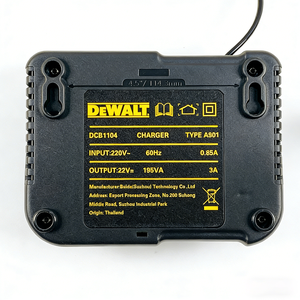 得伟 DCB1104 DCB112 锂离子电池 3A 锂离子快速充电器，适用于得伟 12V 20V DCB205 DCB206 DCB619 DCB26 电池 - Product Image 6