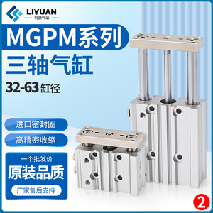 Cylindre à trois axes Mgpm Tcm16, corps en aluminium de 50 mm avec interrupteur magnétique pour D A93 Cs1 H - Product Image 4