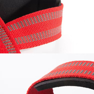 2026 Wholesale Neoprene Padded Power Lifter Wrist Figure 8 Lifting Straps Heavy Duty <b>ABS</b> Material for Fitness Workout Deadlift - Product Image 2