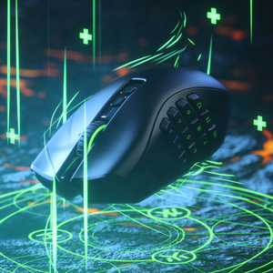 <span class=keywords><strong>Razer</strong></span> <span class=keywords><strong>Naga</strong></span> Pro Ratón inalámbrico para juegos Configuraciones de placa lateral intercambiables Focus 20K DPI Sensor óptico Chroma Iluminación RGB - Product Image 4