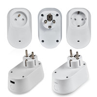 Coque en plastique d'appareils ménagers intelligents standard IP44 CZ-990 pour prise de courant