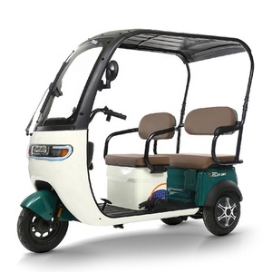 Triciclo Eléctrico de Pasajeros y Carga, 60V, Personalizable, 800W, Tipo Remolque de Dos Carrocerías, Nuevo Scooter Eléctrico de 3 Ruedas - Product Image 4