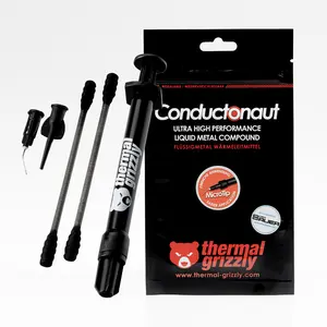 Thermal Grizzly Conductonaut Liquid Metal Thermal Grease For CPU GPU Graphics Card Thermal Conductivity 73 W/MK Thermal Paste