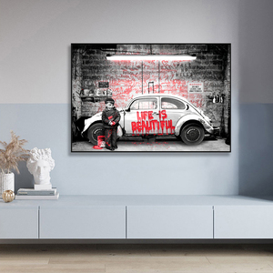 <span class=keywords><strong>Banksy</strong></span> Graffiti dipinti su tela "la vita è breve gelida l'anatra" poster e stampe <span class=keywords><strong>di</strong></span> <span class=keywords><strong>arte</strong></span> <span class=keywords><strong>di</strong></span> strada immagini da parete decorazioni per la casa - Product Image 3